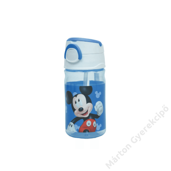 Disney Mickey Blue műanyag kulacs akasztóval 350 ml