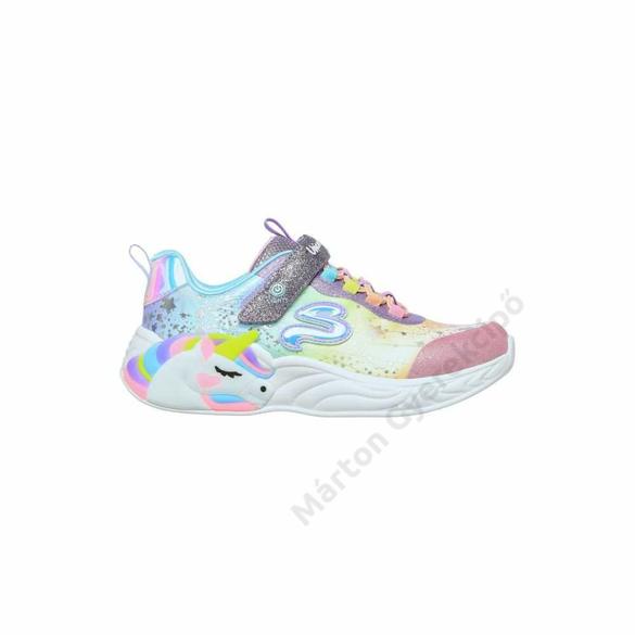 Skechers S-Lights: Unicorn Dreams- világítós kislány sportcipő