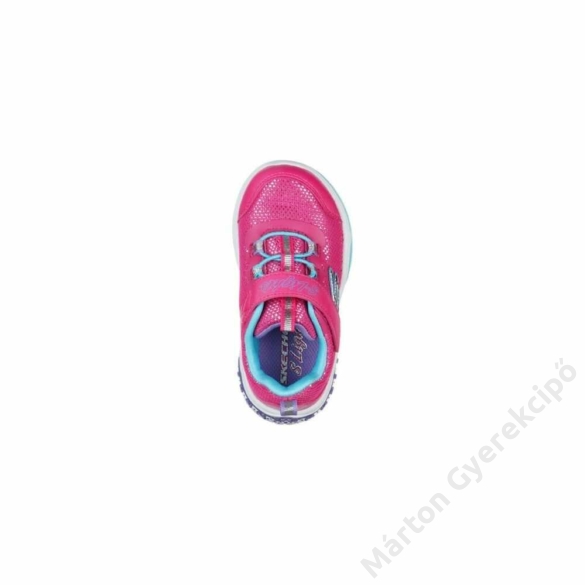 Skechers Power Petals kislány villogós sportcipő, pink