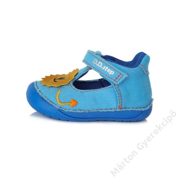 D.D.Step Kisfiú "Barefoot" nyitott cipő - kék