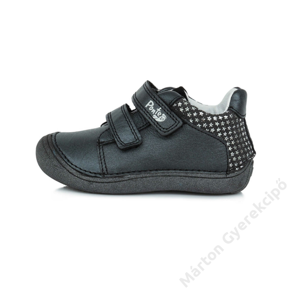 Ponte20 Szupinált kislány cipő, fekete